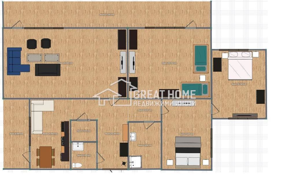 Продава се Многостаен апартамент в Търговище, Център - 108 кв.м за 926 €/кв.м - Снимка #10