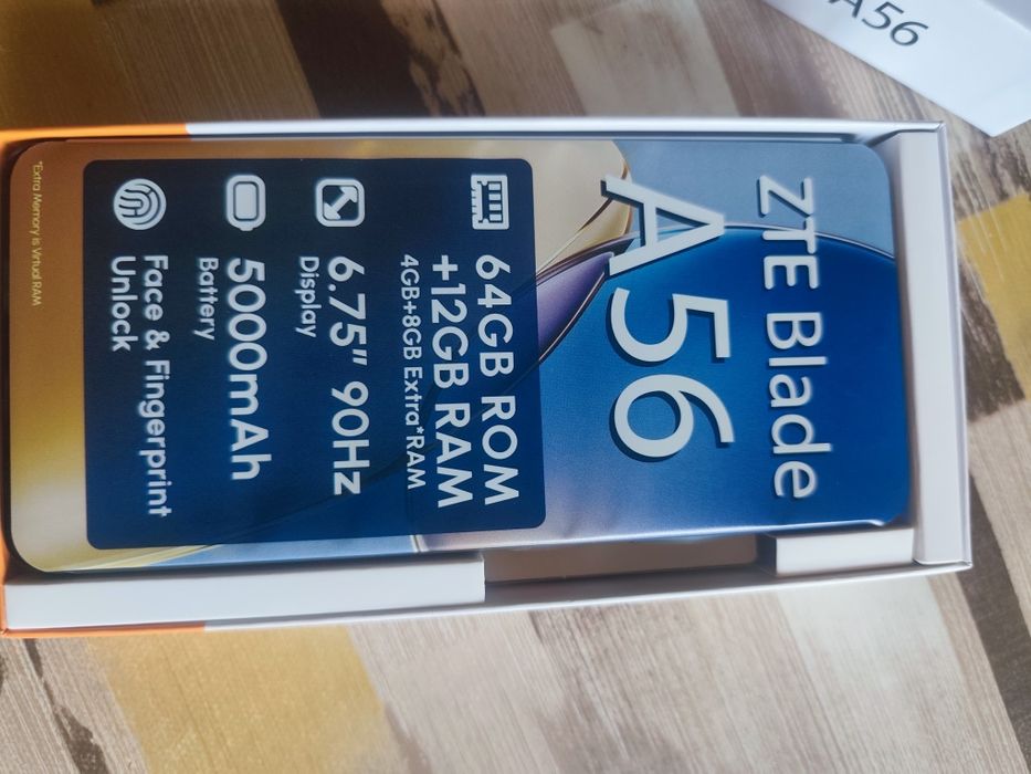Чисто нов ZTE Blade A56 – Само 140 лв