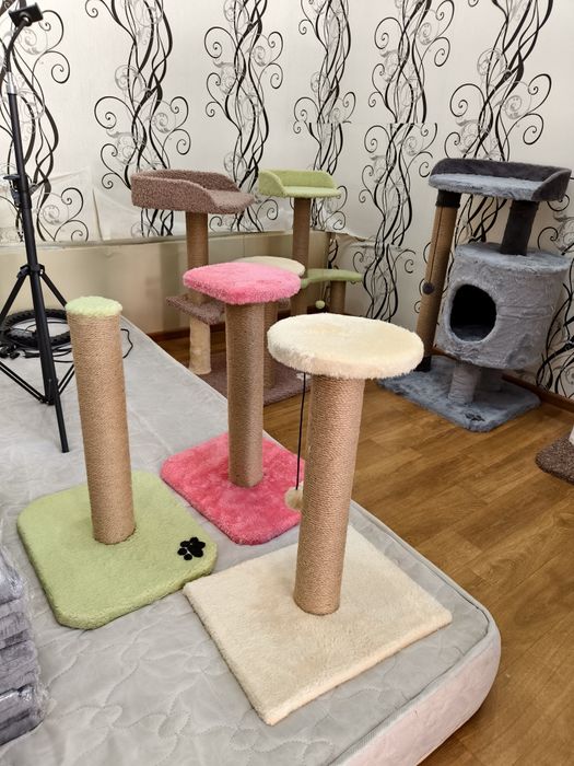 Когтеточка кошек. Джут. Прочная устойчивая. Когтеточки