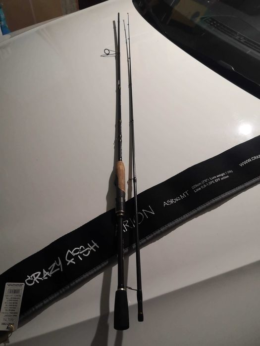 Crazy Fish Rod Arion Въдица Корк ASR762MT