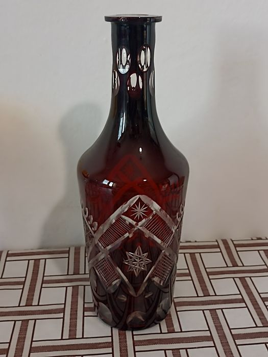 Set pahare bohemia cu sticla