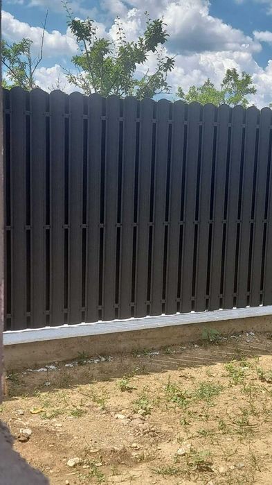 Garduri din sipca metalica, panou stil jaluzele, BCA, tabla si plasa