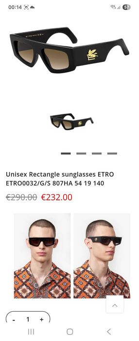 Нови Слънчеви очила,  Unisex модел - ETRO 0032/G/S 807/HA