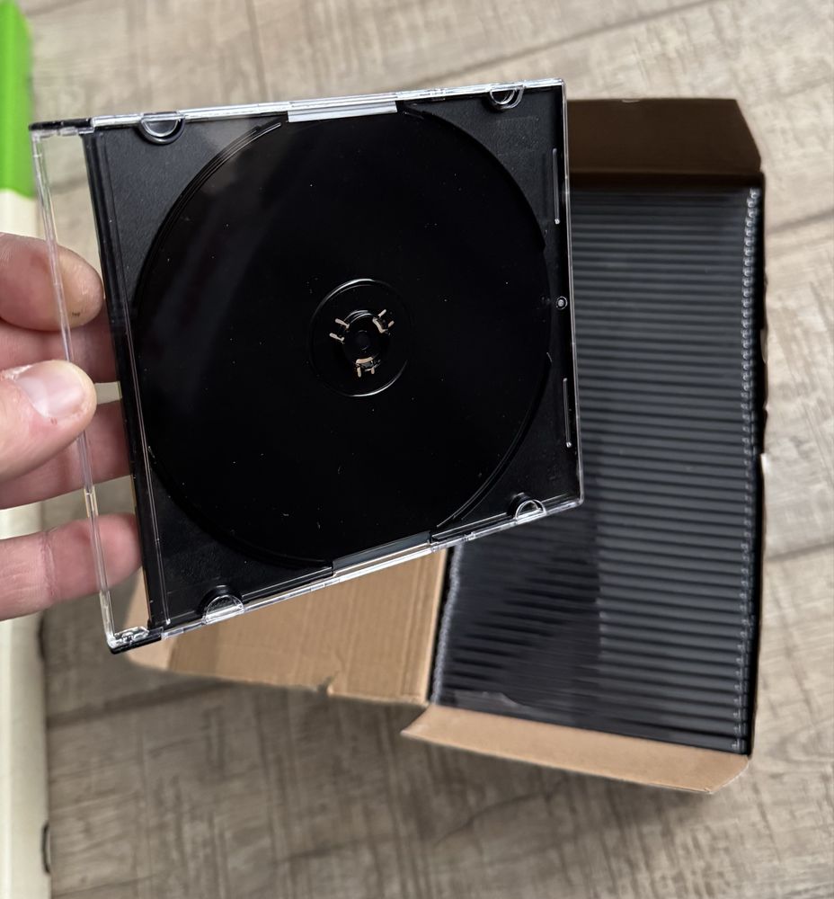 Box set 50 carcase cd super slim Hama