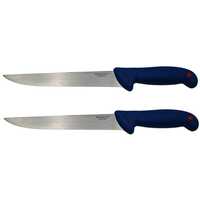 Set 2 cutite bucatarie IdeallStore®, Chef's Blade, 33 cm, albastru