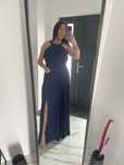 Rochie mar S cu crapatura pe picior