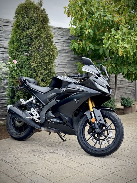 Yamaha Yzf R125~Anvelope NOI~Parbriz sportR~SemnalizariLED~Suport nr
