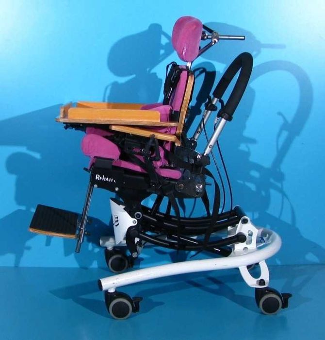 Scaun pozitionare pentru copii cu handicap, cu roti - Rehatec