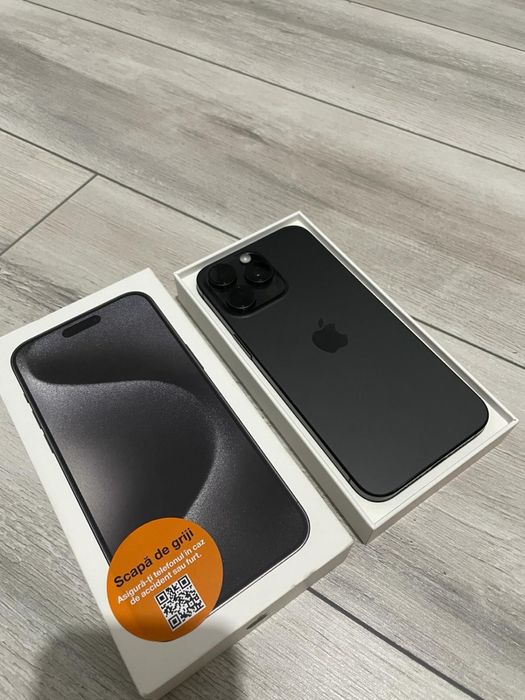 Vând/Schimb iPhone 15 Pro Max, 256GB, Full box.