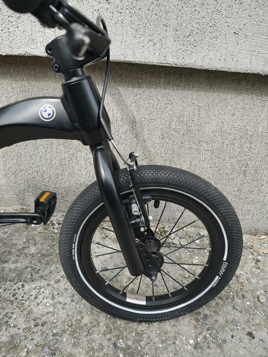 Bicicletă copii BMW Kidsbike 14 Zoll 2 in 1 negru model 2021