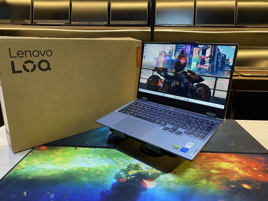 Игровой Ноутбук LENOVO LOQ 15IAX9 Core i5-12450HX! 16GB! RTX 3050 6GB