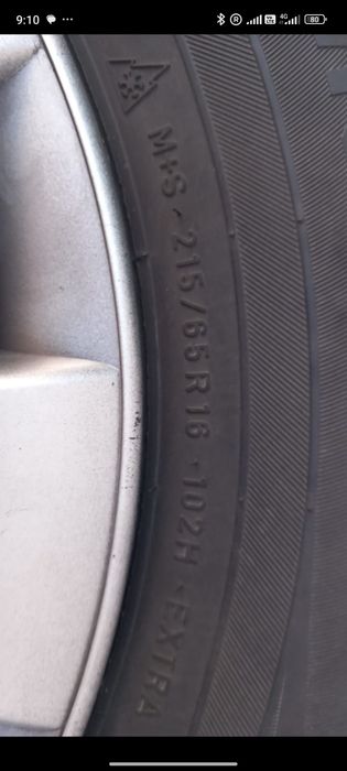 215 65 16 4bucăți cauciucuri de iarnă cu jantă