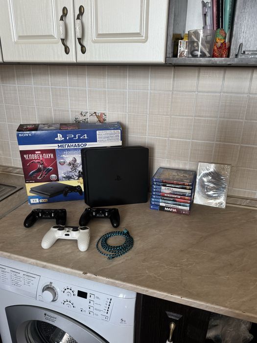 Ps4 slim / пс4 слим + много игр