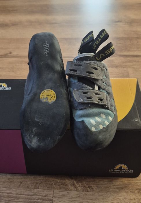 Espadrile de catarat La Sportiva Tarantula Velcro, Blue/Grey, 36