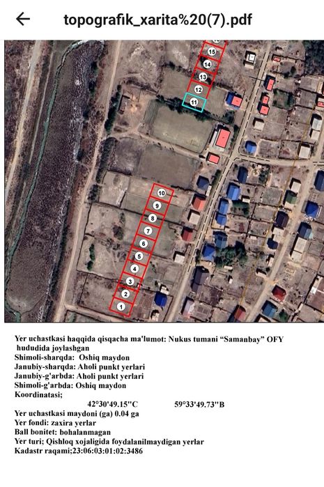 Plan satiladi 60 jilliq