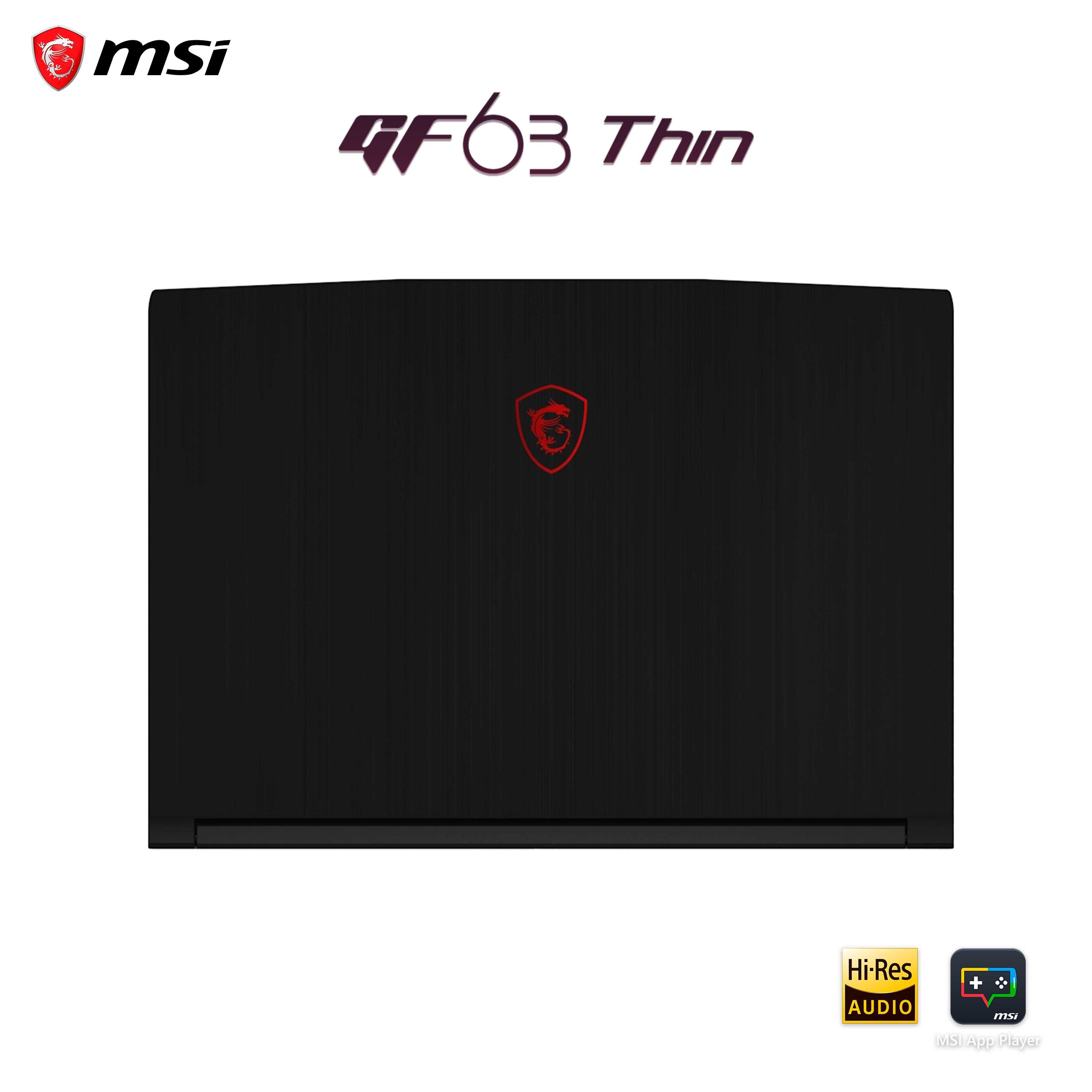 MSI Thin GF63 12UCX Intel® Core™ i5-12450H GeForce RTX™ 2050 4GB 15.6"