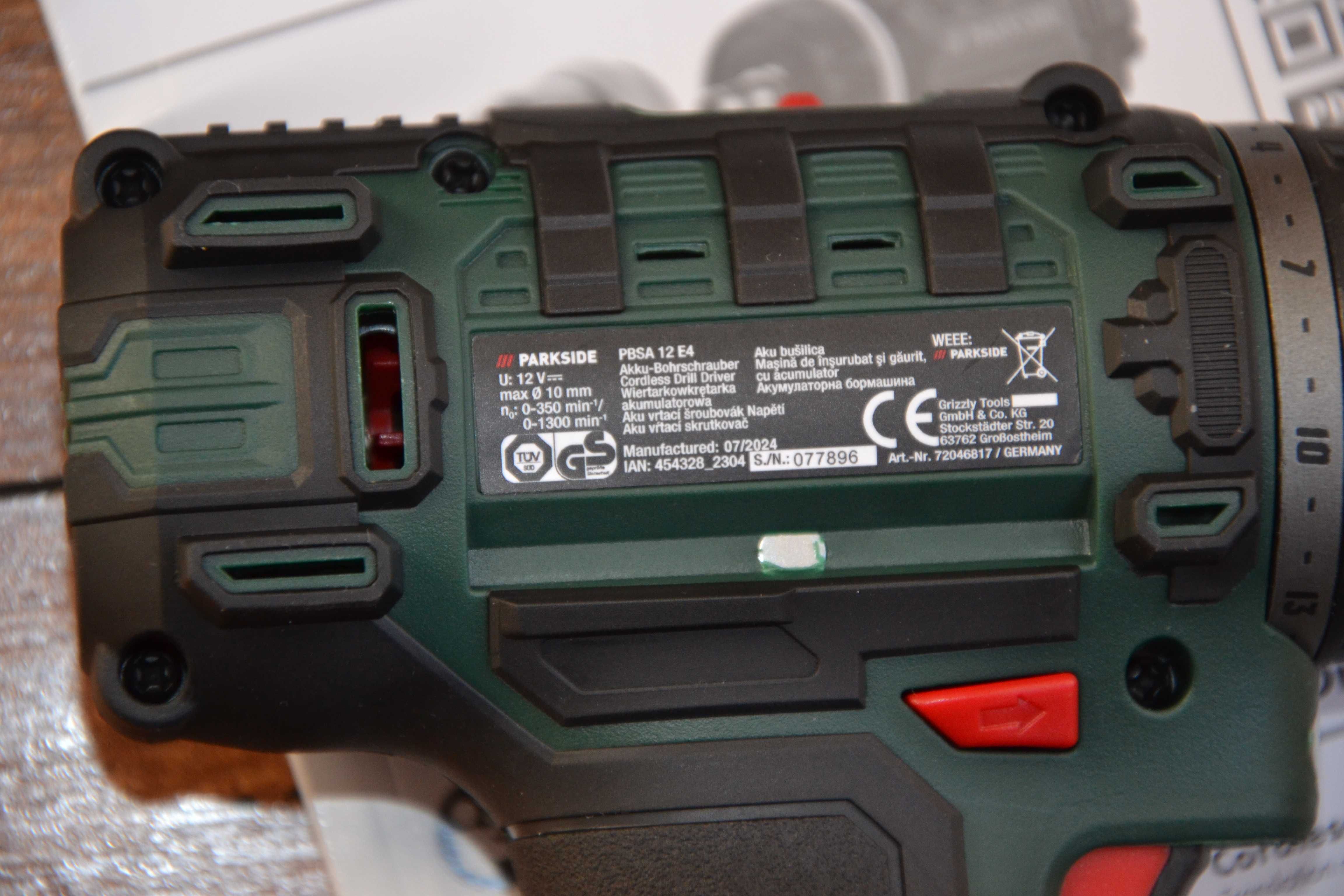 Нов винтоверт Parkside 12V