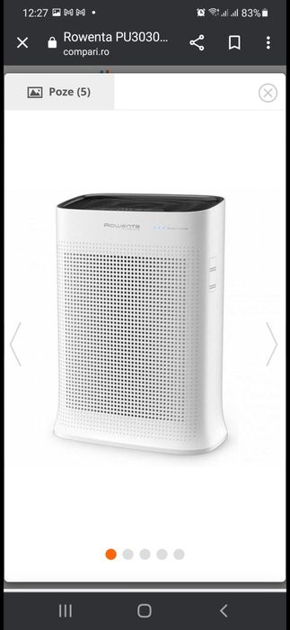 Vand purificator aer Rowenta Nou