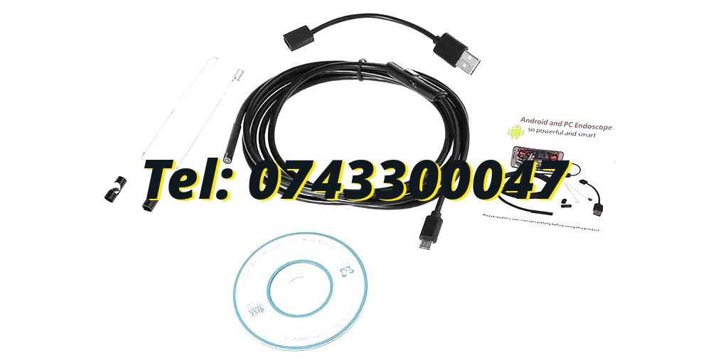 Endoscop  Camera Endoscopica Flexibila Pt Telefon Si Pc
