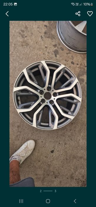 Janta Bmw originala spate X5 X6 5 x 120 11 J 315 35 20 M Style 227