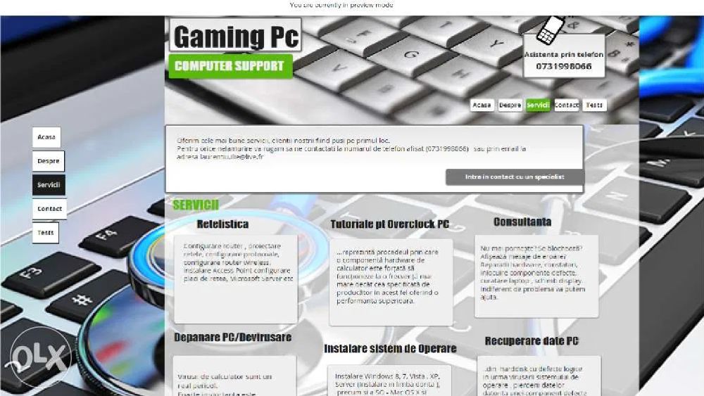 Depanare configurare instalare windows PC gaming, optimize, format