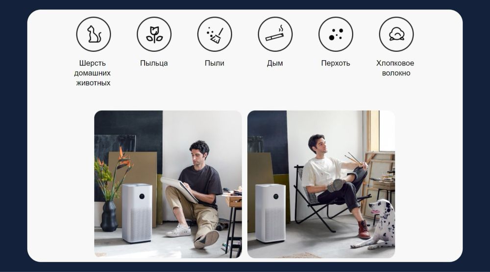 Универсальный очиститель воздуха Xiaomi Smart Air Purifier 4