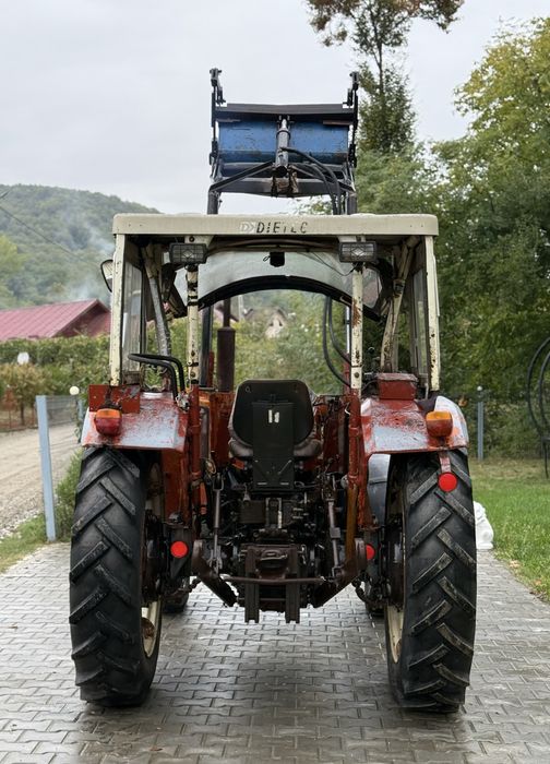 Tractor Fiat 640 DTC 4x4 central cu încărcător frontal, import recent