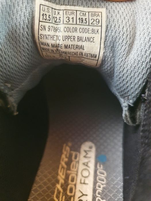 Skechers, Непромокаеми боти Elite Flex от еко набук