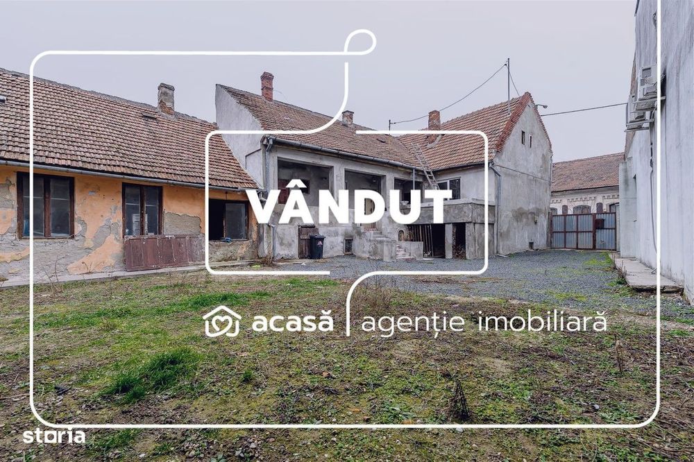 VANDUT! Casa din caramida - teren 612 mp - Centru Arad - COMISION 0%