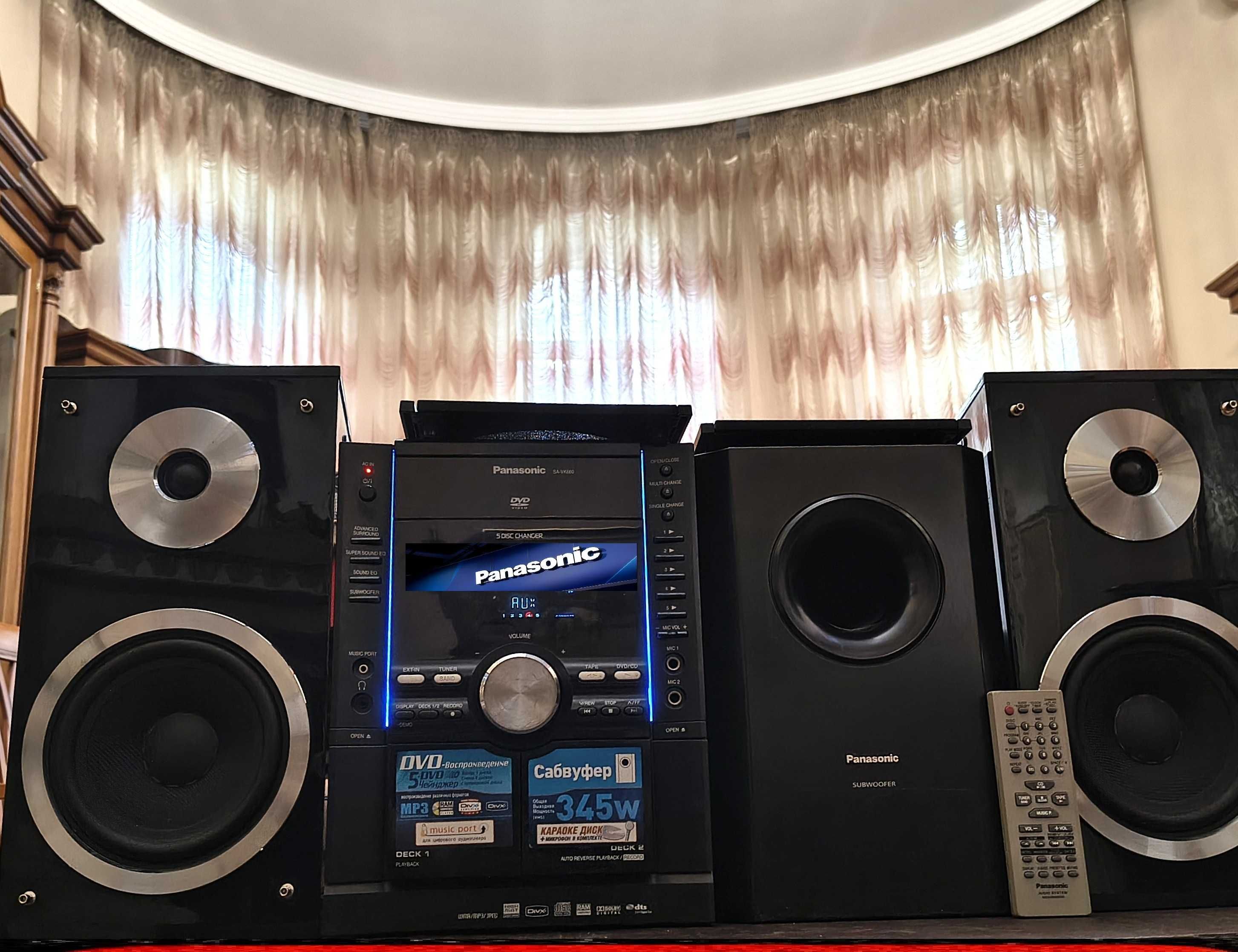 PANASONIC музыкальный центр Bluetooth .USB АУКС