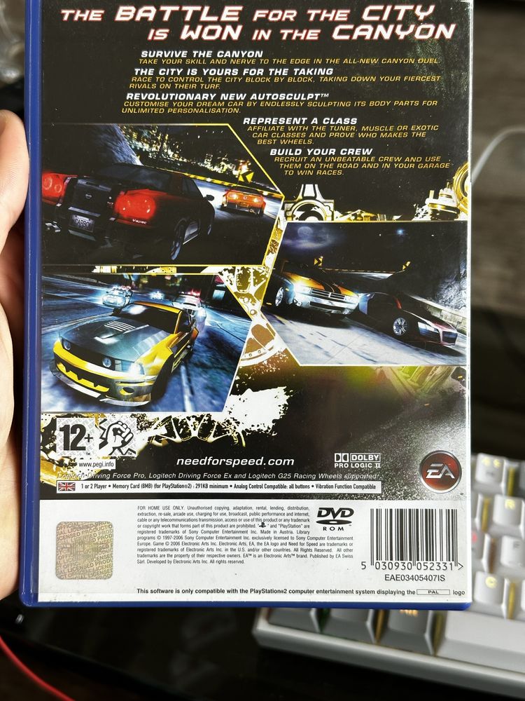 Need For Speed Carbon PS2