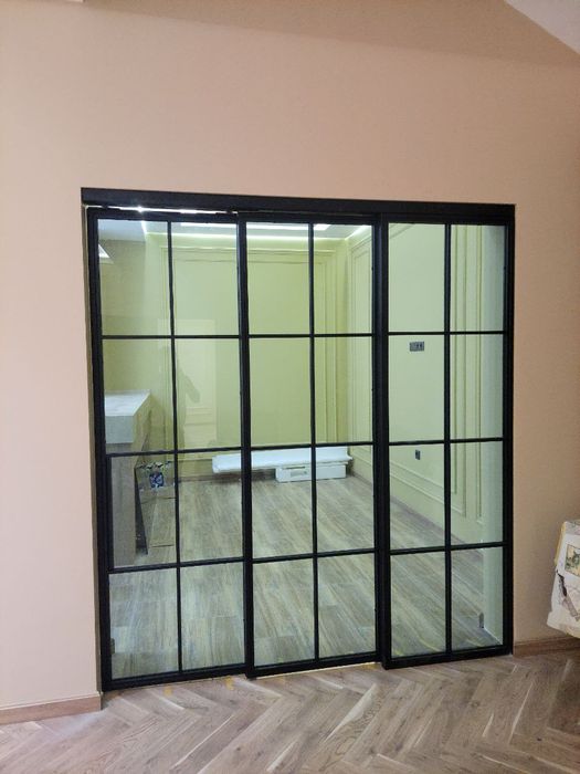 Раздвижные двери/Душевые кабины/Стекляный двери/Перила стекляный