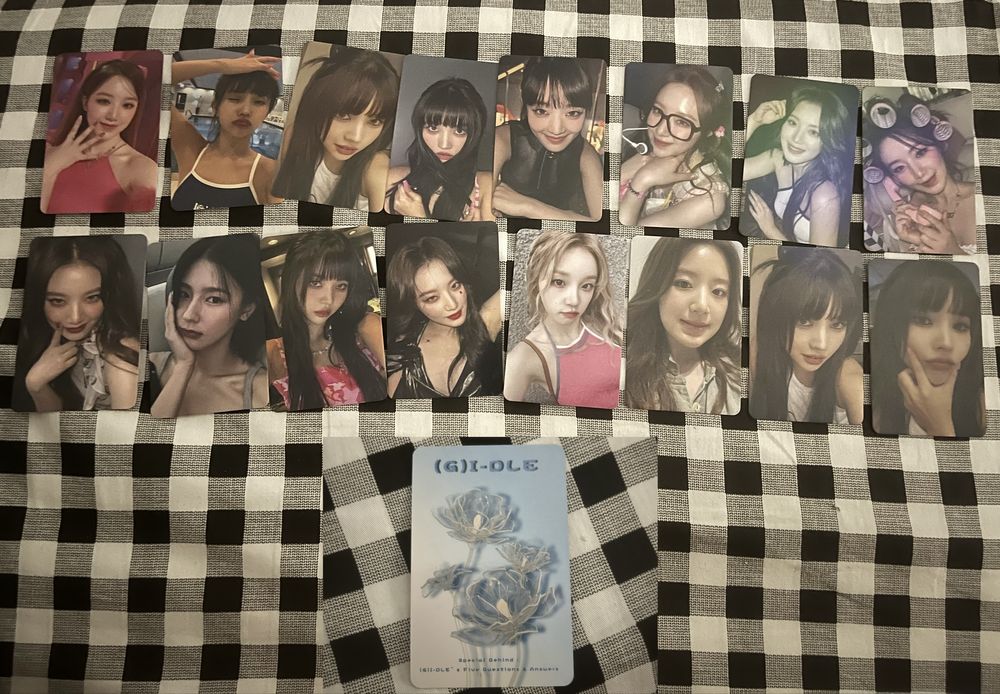 карточки кпоп K-pop (G)I-dle