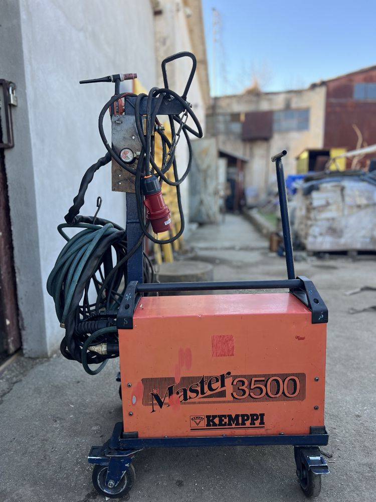Aparat sudura KEMPPI MASTER 3500–TIG, argon, carucior