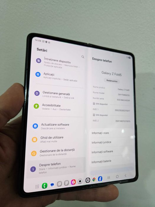 Samsung Galaxy Z fold 5 512 Gb 12 Gb impecabil Garantie.