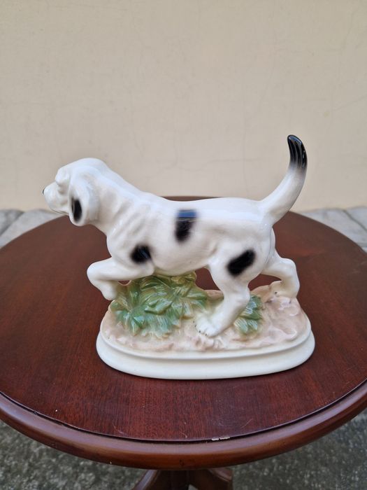 Страхотна антикварна английска порцеланова фигура статуетка