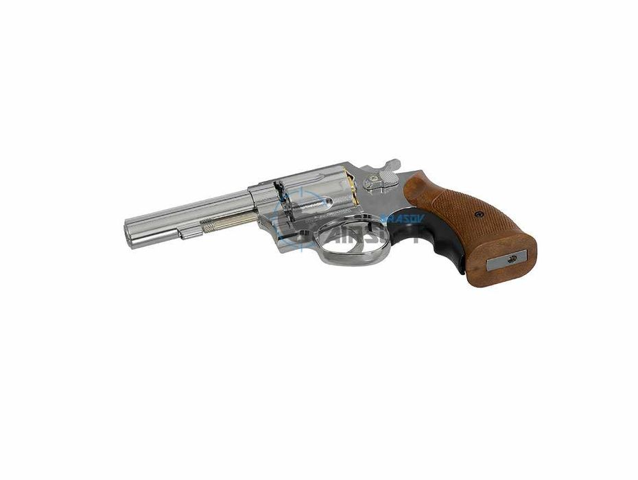 Revolver HG-131 Silver 4 inch GBB HFC