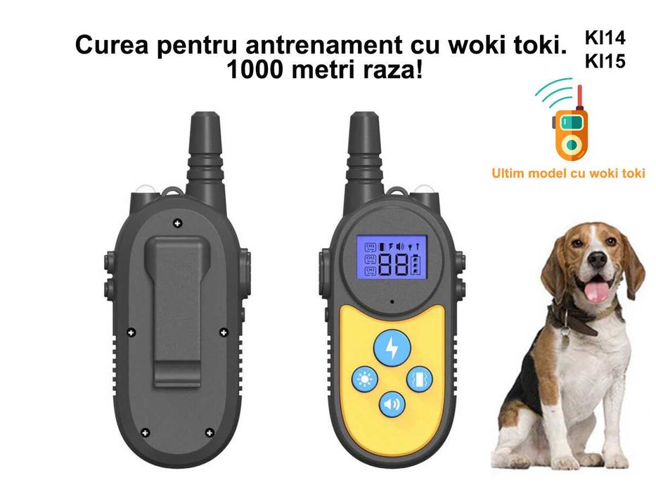 Zgarda Еlectric Аntilatrat Caini Mpermeabila Dresaj Caini Vibrati 1 km