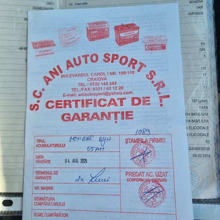 Vând Opel automat GPL omologat 1300 euro