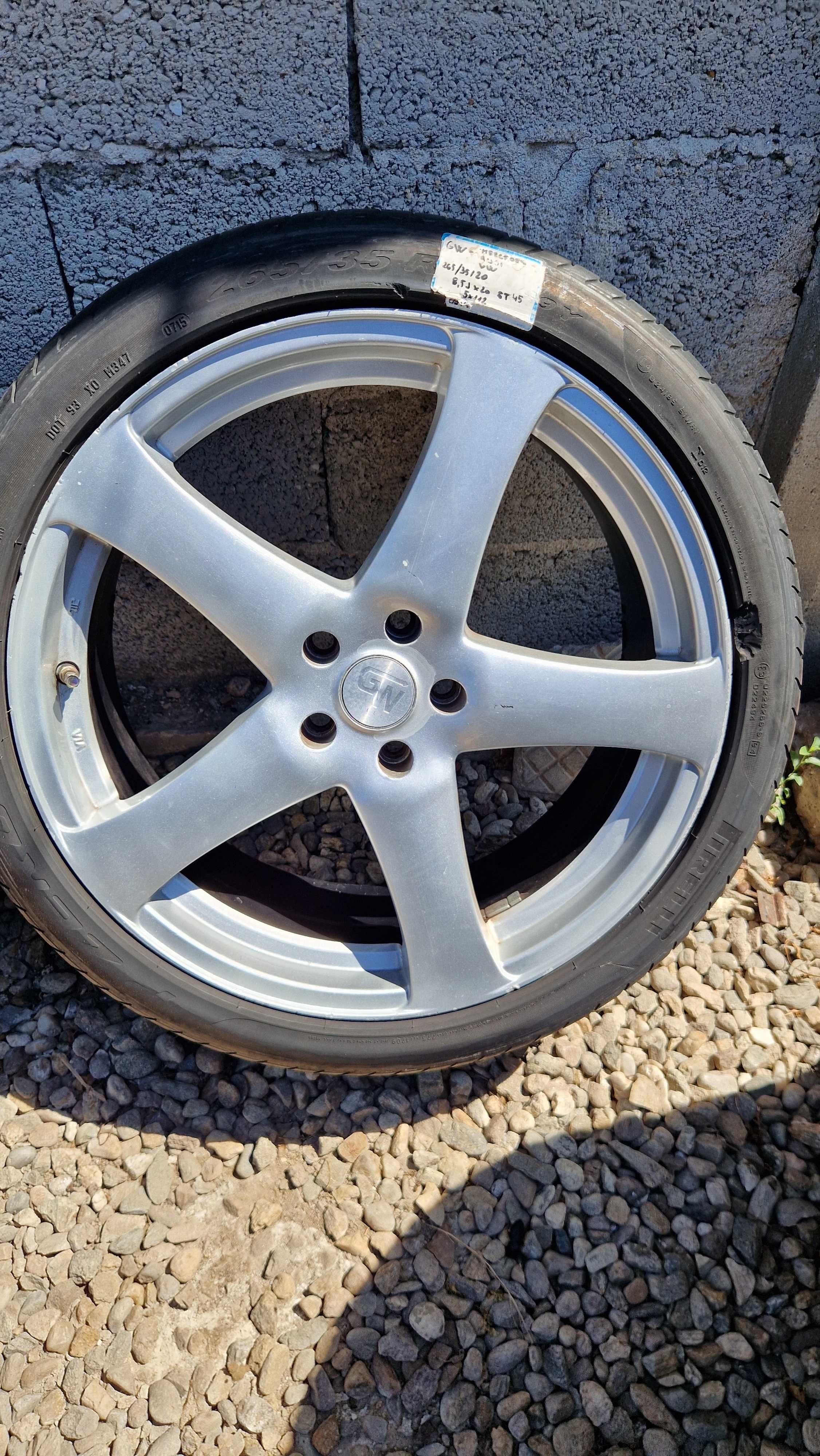 AUDI,WV,SKODA джанти със гуми 265/35/20  8,5J×20  ET 45  5×112