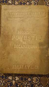 Carte veche din colecțiunea Alcalay  Boccaccio p,,