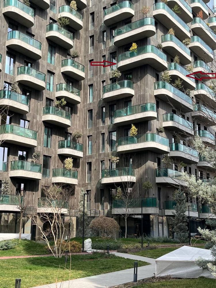 ЖК Parkwood 2-х комнатная квартира 60м2+балкон8м2.