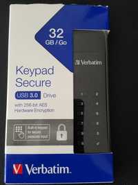 Verbatim Keypad Secure USB-Stick 32GB, USB 3.0, AES 256-bit