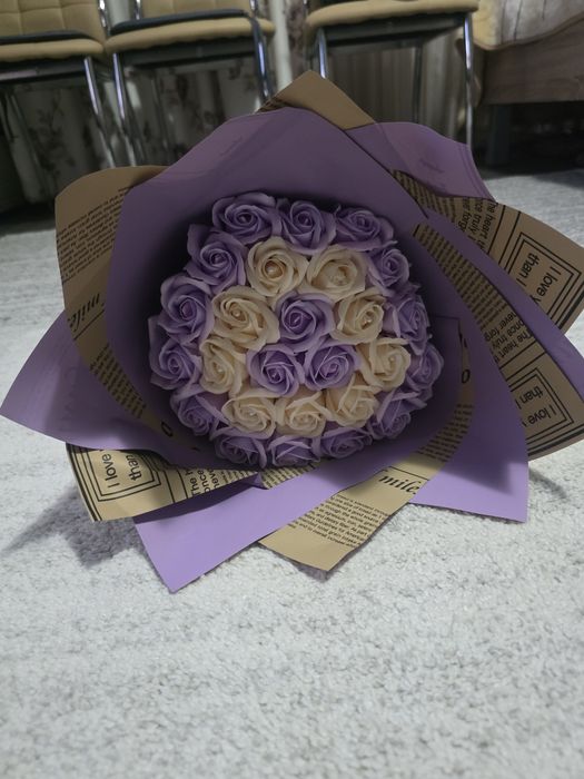 Buchet flori de săpun