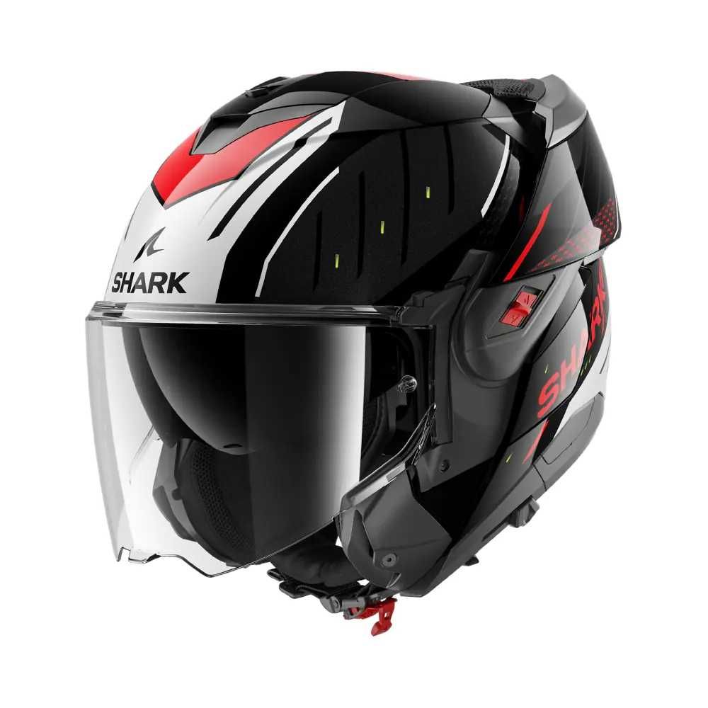 Каска Shark Oxo Rydger Black Silver Red