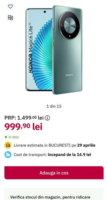 Honnor magic 6 lite in garantie sau schimb