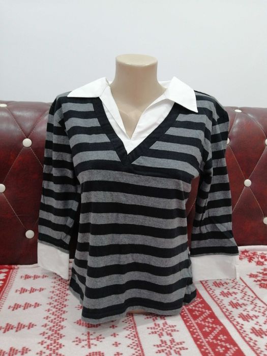 Bluza office in dungi stil camasa