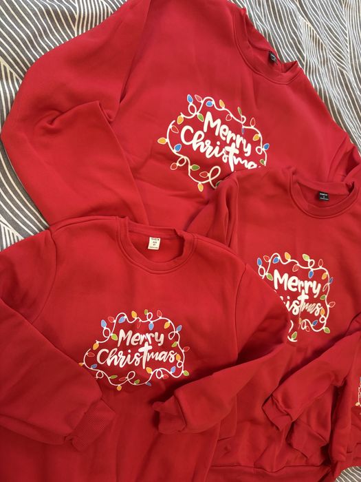 Коледни блузи за големи и малки