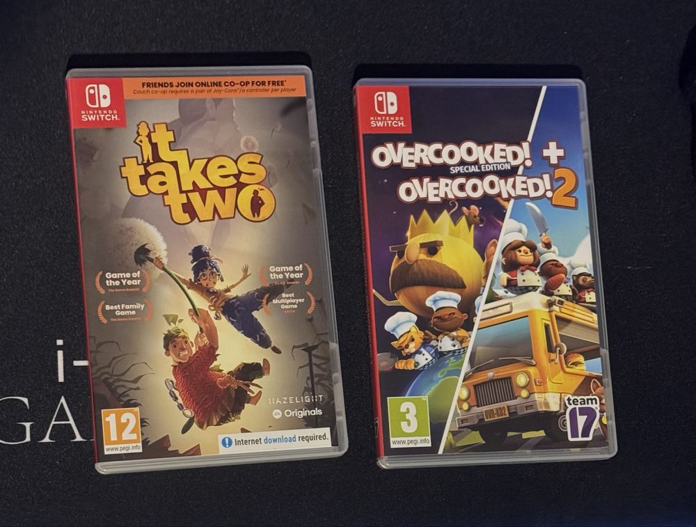 It Takes Two и Overcooked! SE + Overcooked! 2 за Switch
