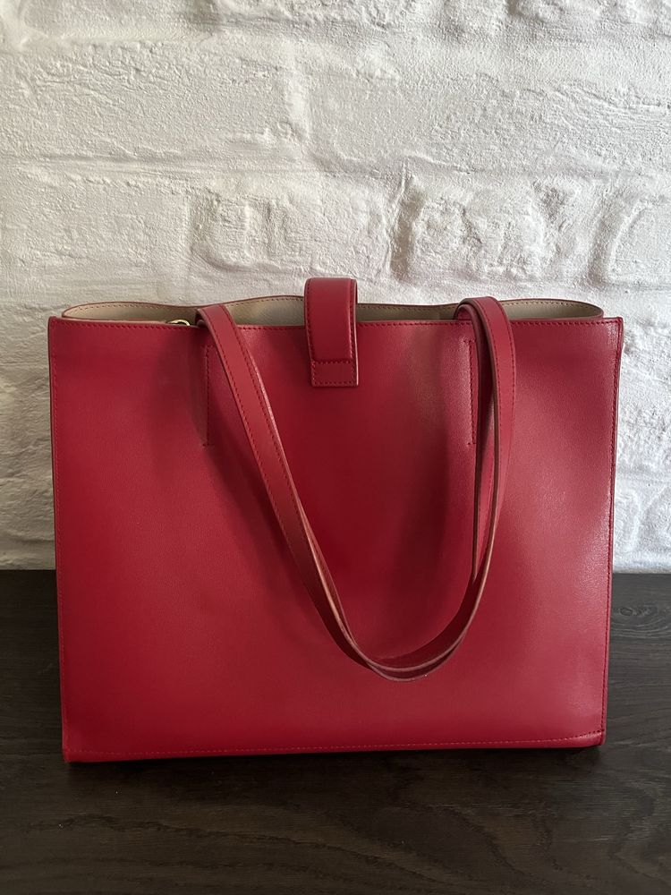 Furla голяма червена чанта